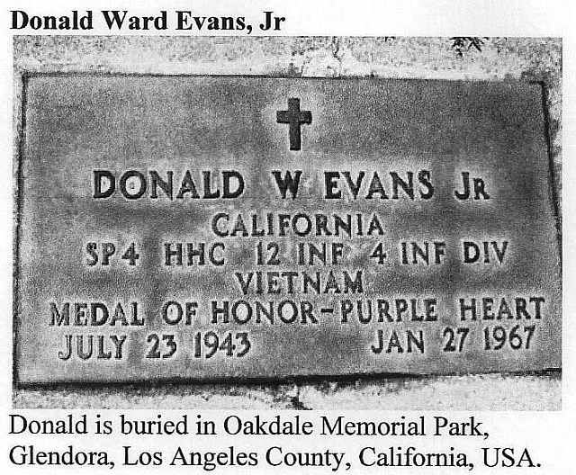 Donald W Evans