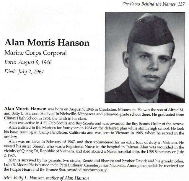 Alan M Hanson