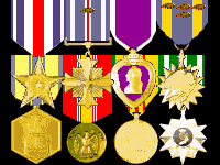 Silver Star, Distinguished Flying Cross (2 awards), Purple Heart, Air Medal (8 awards), Air Force Commendation Medal, National Defense, Vietnam Service, and Vietnam Campaign medals