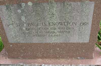 Memorial at Springfield Street Cemetery