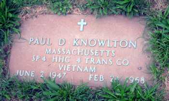 Headstone at Springfield Street Cemetery