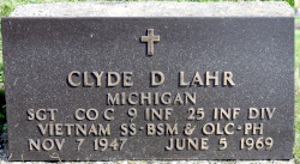Clyde D Lahr