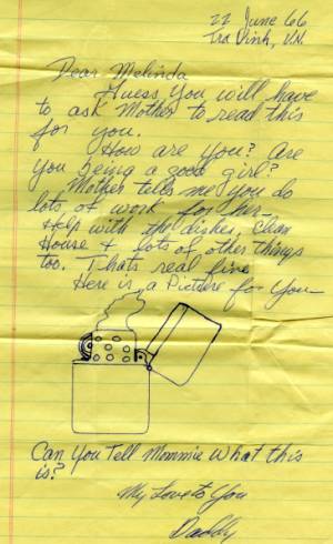 Letter from Dale Rollins 22 Jun 1966